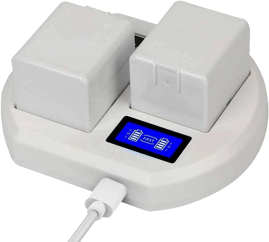 Arlo Pro Batteries Rechargeable and Charger, FARSAIL 2 Pack 2440mAh 8.4V Rechargeable Battery for Arlo Pro, Arlo Pro 2 Cameras - NOT Compatible Ultra / Arlo Pro 3 (White)