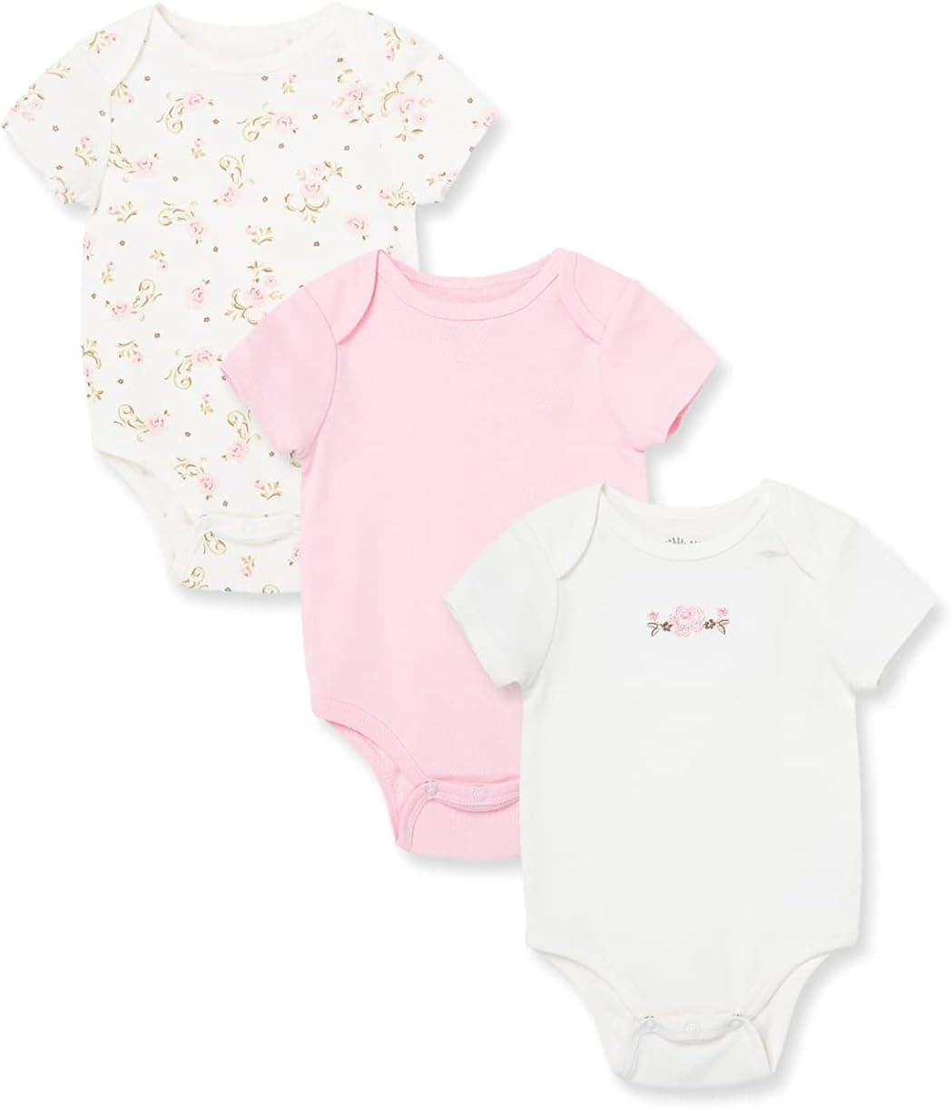 Little Me Girls' 3-Pack Bodysuits
