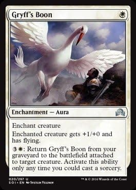 Magic The Gathering - Gryff39;s Boon (020/297) - Shadows Over Innistrad