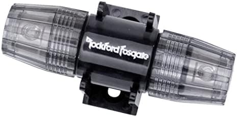 Rockford Fosgate Single In-Line AGU Fuse Holder for 4 AWG or 8 AWG Wire