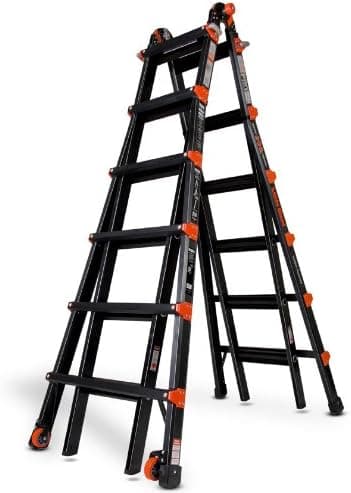 Little Giant 10126BP PRO Series 300-Pound Duty Rating Multi-Use Aluminum Ladder, 26-Foot