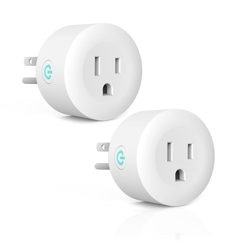 Smart Plug,LUNTAK Zigbee Switch That Work with Alexa Google Home ST Echo Plug,10A Zigbee Outlet Repeater Remote Control Your Home Appliances, Works as a Range Extender(Hub Required) (2pack)