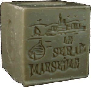 Savon de Marseille (Marseilles Soap) - Clay Soap Cube 150g - Handcrafted pure olive oil French soap
