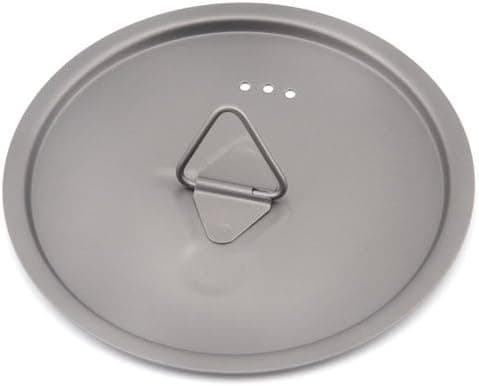 Universal Titanium Cup Lid, Mug Lid, Titanium Camping Pot Lid (95mm/3.75in -b)