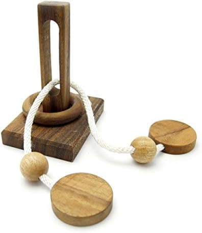 Oliver String Wooden Puzzle Brain Teaser
