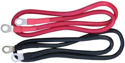 Voltec 10-00484 Cable Kit Inverter, 1000-1500-Watt, Red & Black