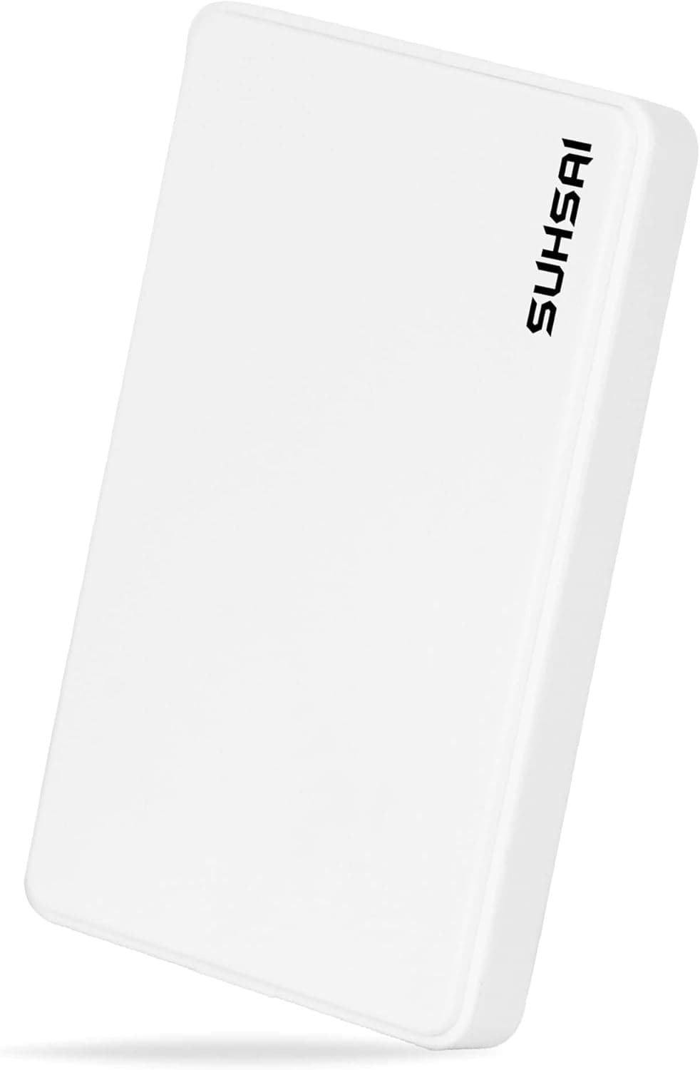 SUHSAI 320GB Portable External Hard Drive USB 2.0 Storage and Backup Drive, USB Hard Disk Drive, Memory Storage Expansion External HDD for Computer, Mac, Desktop (White)