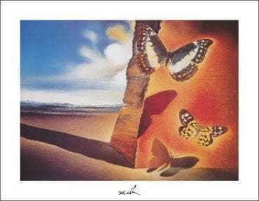 Salvador Dali - Paysage Aux Papillons, C.1956 Art Print