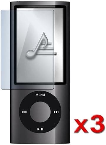 Premium 3 Crystal LCD Screen Protector For Apple ipod Nano 5TH Generation By SKQUE