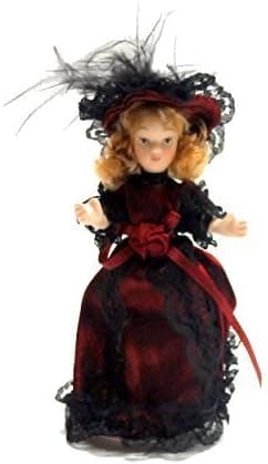 Melody Jane Dolls Houses Victorian Young Lady Girl Miniature People Porcelain RD