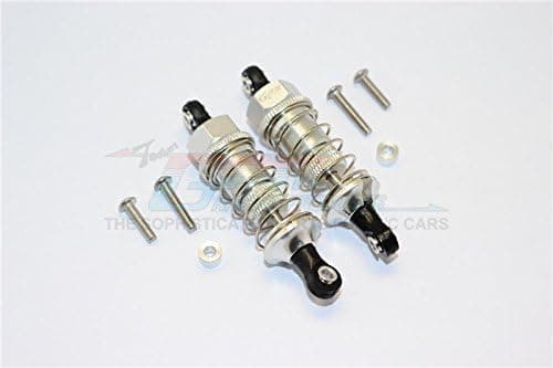 Axial Yeti Jr. Score Trophy Truck (AX90052) Upgrade Parts Aluminum Front Shocks - 1Pr Set Silver