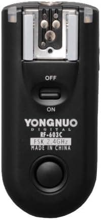 Yongnuo RF-603 Single 2.4GHz Wireless Flash Trigger/Wireless Shutter Release Tranceiver for Canon Cameras