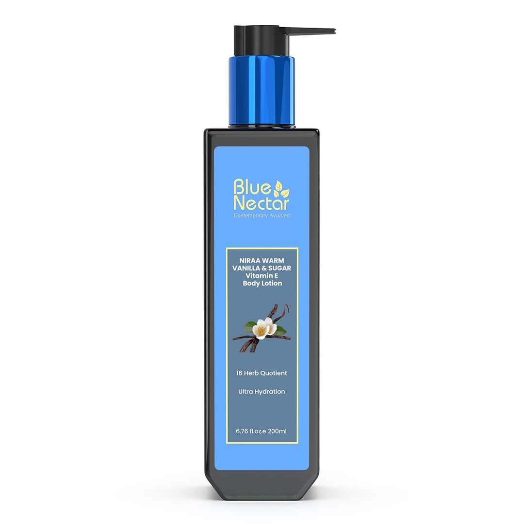 Blue Nectar Shea Butter Warm Vanilla and Sugar Body lotion Cream with Vitamin E for Ultra Hydration (12 Herbs, 6.76 Fl oz)