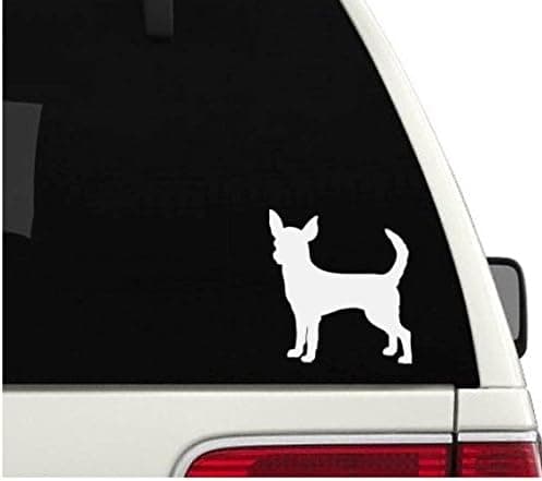 AK Wall Art Chihuahua Vinyl Decal - Car Phone Helmet - Select Size