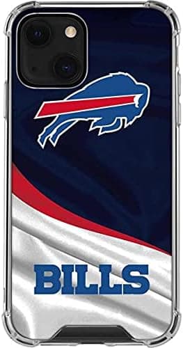 Skinit Clear Phone Case Compatible with iPhone 13 - Officially Licensed NFL Buffalo Bills Design