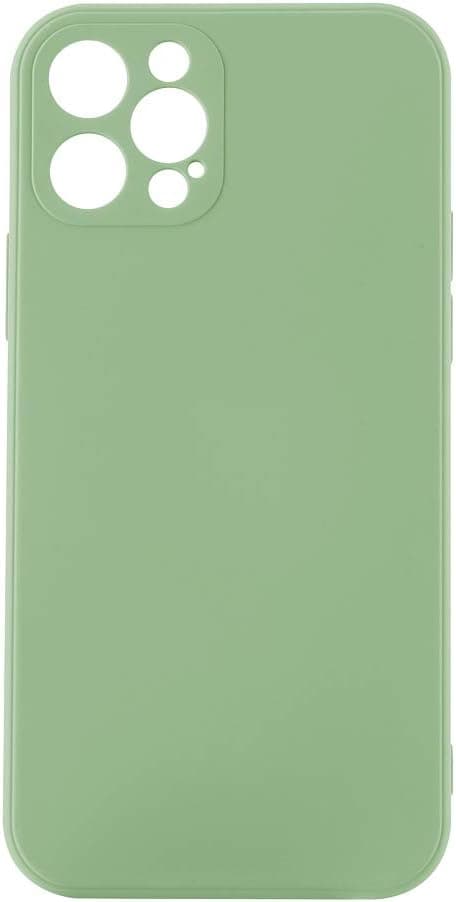 DEKOTH- Liquid Silicone Case Bumper Compatible with iPhone 12 pro (6.1 in'), Silky Skin Touch Full Camera Cover protaction, Shockproof, Anti-Scratch Velvet Lining 12P (Mint)