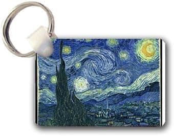 Van Gogh Starry Night Keychain Key Chain Great Gift Idea