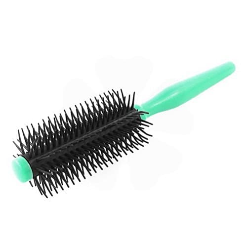 Plastic Hair Salon Round Curling Bristle Handle Wavy Hairstyle Scalp Brush Comb by Uptell