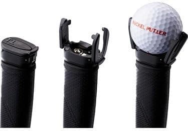 Nickel Putter Golf Ball Pick-Up (COLOR: Black)