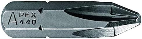 Screwdriver Bit, #2 PH, 1/4" Shank, PK5