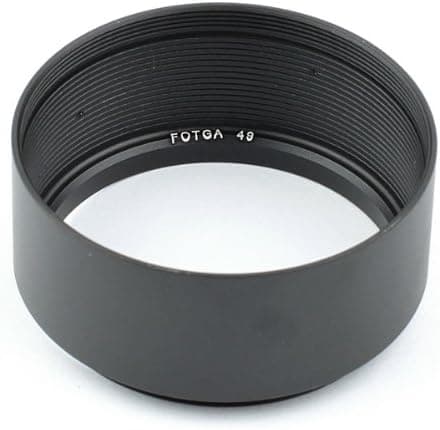 BestDealUSA FOTGA 49mm Screw Mount Standard Metal Lens Hood for Canon Nikon Pentax Sony