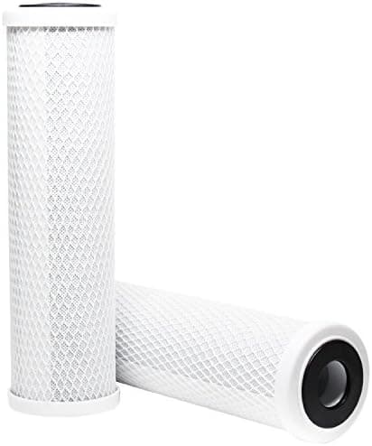 2-Pack compatible for WaterPur CCI-10-CLW Activated Carbon Block Filter - Universal 10 inch Filter for WaterPur Clear Water Filter Housing by CFS