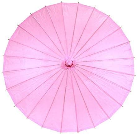 Koyal Wholesale Paper Parasol, 32", Pink