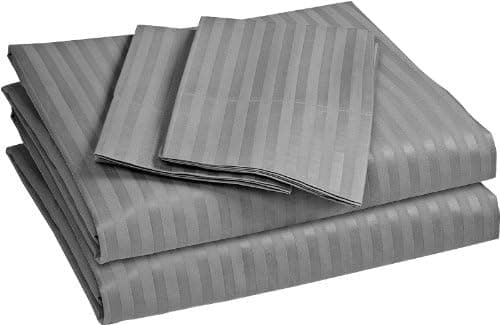 Venice Collection 2000 Series Bed Sheet Set - Full, Grey
