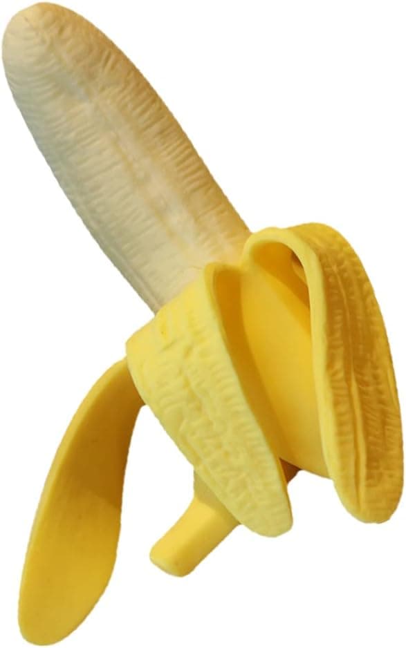 HongShengFu 1 PCS Extremely Squishy Release Stress Squeeze Toy Banana,Squeeze This Banana Feels Great to Release Stress for Adults and Children. (Classic Edition)