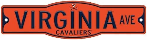Wincraft Virginia Cavaliers 4" x 17" Street Sign NCAA