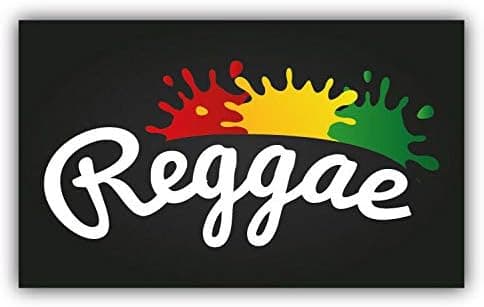 MAGNET Reggae Music Label Vinyl Magnet Bumper Refrigerator Sticker Magnet Flexible Reuseable Magnetic Vinyl 5"