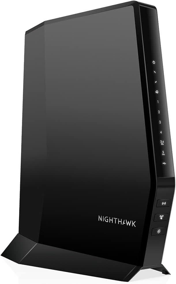 NETGEAR Nighthawk WiFi 6 Modem Router Combo (CAX30S) DOCSIS 3.1 Modem & Wireless Router, Compatible with Xfinity, Spectrum, & Cox, AX2700 (Up to 2.7 Gbps), 90-Day Internet Security Subscription