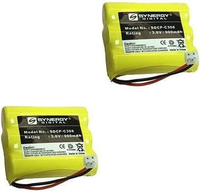 Synergy Digital Cordless Phone Batteries - Replacement for Phillips SJB4152 Cordless Phone Battery (Set of 2)