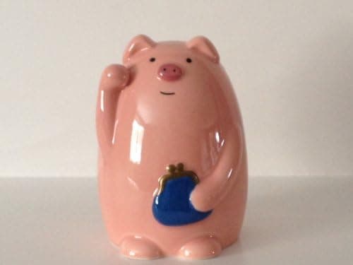 Ceramic Animal Coin Bank (Pig)