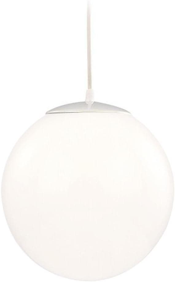 Design Classics Modern Globe Mini-Pendant Light with White Glass