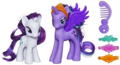 My Little Pony Princess Luna and Rarity Figures
