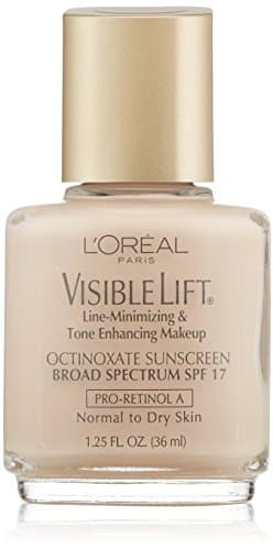 (Pack 2) L'oreal Paris Visible Lift Line-minimizing & Tone-enhancing Makeup, Soft Ivory 102, 1.25 Ounces