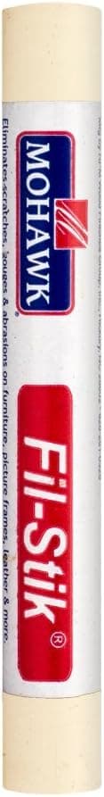 MOHAWK Finishing Products Fill Stick (Fil-Stik) Putty Stick for Wood Repair (Off White)- Rub On Semi-Soft Filler Stick