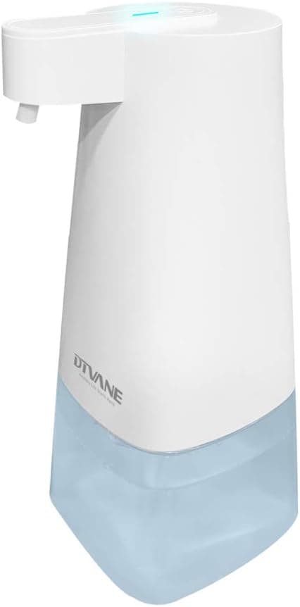 DTVANE 350ml/11.8oz Touchless Foaming Soap Dispenser Smart Automatic Soap Dispenser,Adjustable Foam Control,Suitable for Bathroom Kitchen