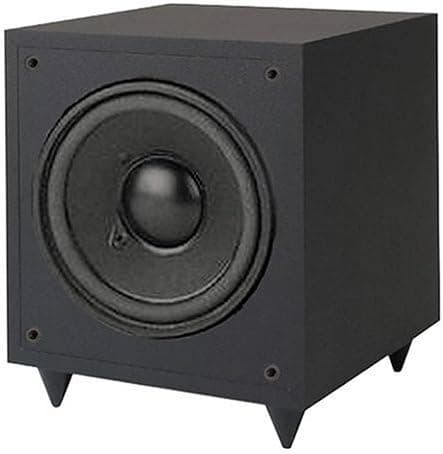 KLH E-8FB 8" 100-Watt Front-Firing Powered Subwoofer (Black) (Discontinued by Manufacturer)
