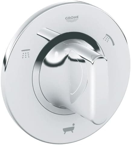 Ondus Single-Handle 5-Port Diverter Trim Kit with Metal Grip Handle
