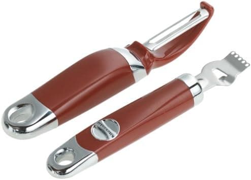 Kitchen Aid Peeler & Zester Duo Pack, Red