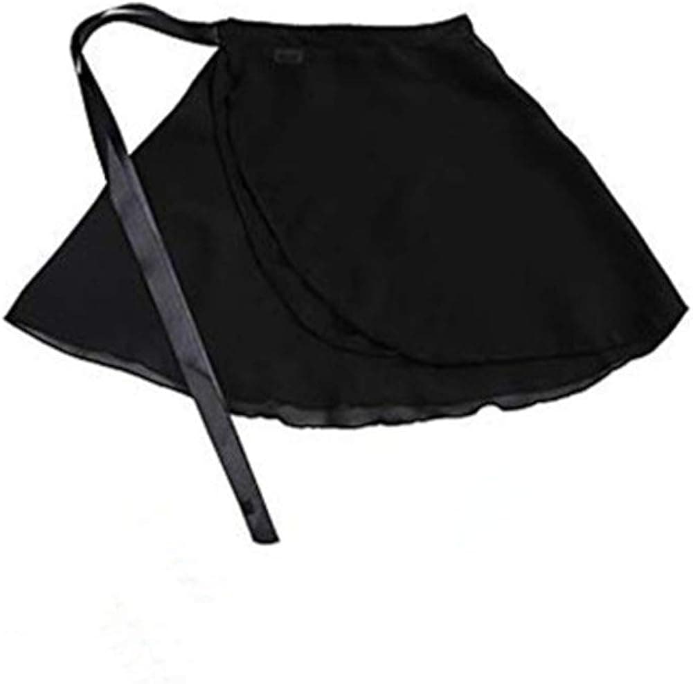 Adult Ladies Ballet Wrap Over Scarf Dance Leotard Skate Tutu Skirt Chiffon 38cm