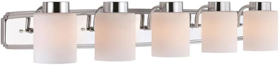 Dolan Designs 3505-26 Westport 5 Light bath bar, Chrome