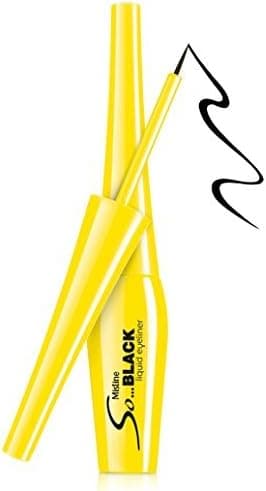 Mistine So Black Liquid Eye liner (Black Matte Color) Value Pack (Pack of 3)