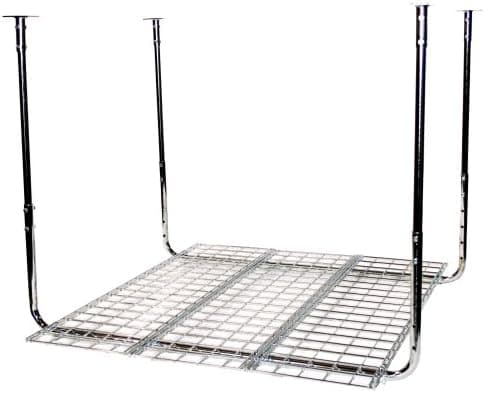 HyLoft 42-by-42-Inch Heavy Duty 30 Cubic Feet Ceiling Storage Unit, Chrome #842