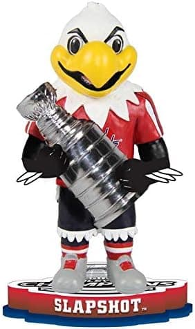 2018 Stanley Cup Champions Slapshot (Washington Capitals) Mascot 8" NHL Bobblehead by Foco