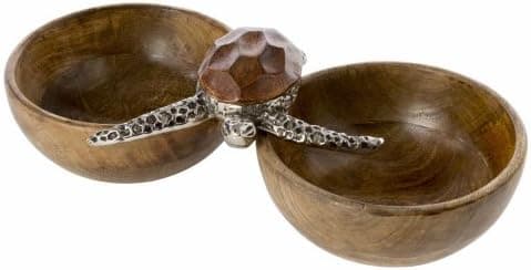Mud Pie Turtle Double Serving Bowl