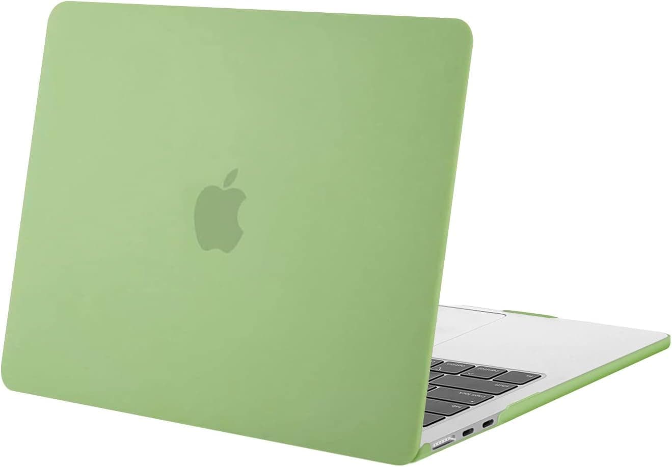 MOSISO Compatible with MacBook Air 13.6 inch Case 2022 2023 Release A2681 M2 Chip with Liquid Retina Display & Touch ID, Protective Plastic Hard Shell Case Cover, Chartreuse