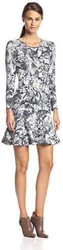 BCBGMAXAZRIA Women's Leilani Jacquard Dress